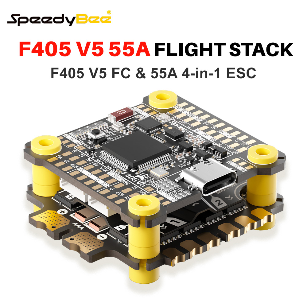 Полетный контроллер SpeedyBee  – обзор и цена Foxeer Reaper F4 128K 65A Esc