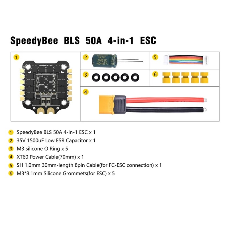Полетный контроллер SpeedyBee  – обзор и цена Speedybee F405 V4 Bls 55A Stack